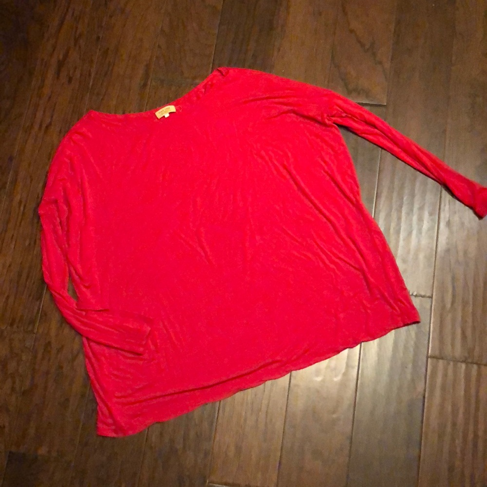 Red Long Sleeve Piko